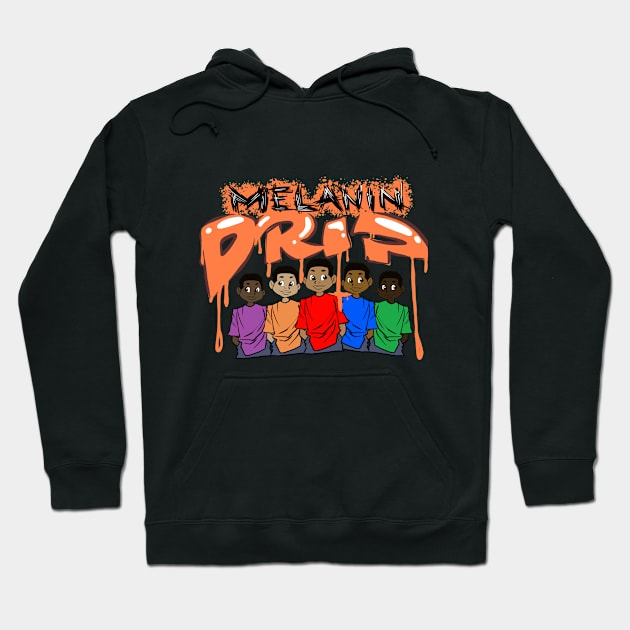 Melanin Drip Hoodie by Diva and the Dude